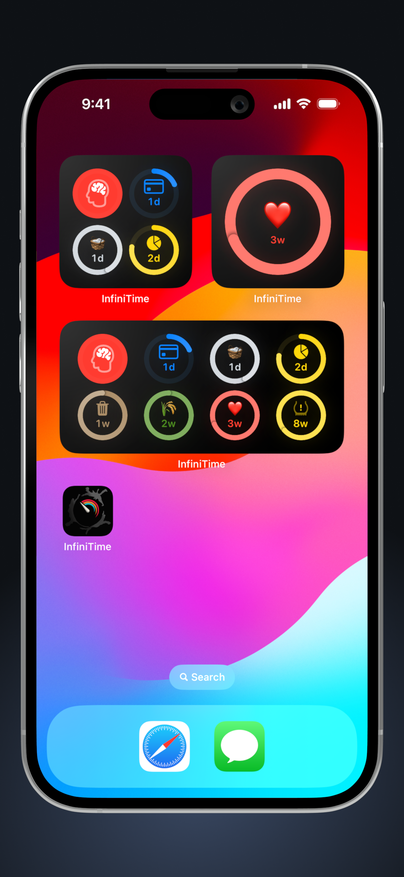 InfiniTime app preview